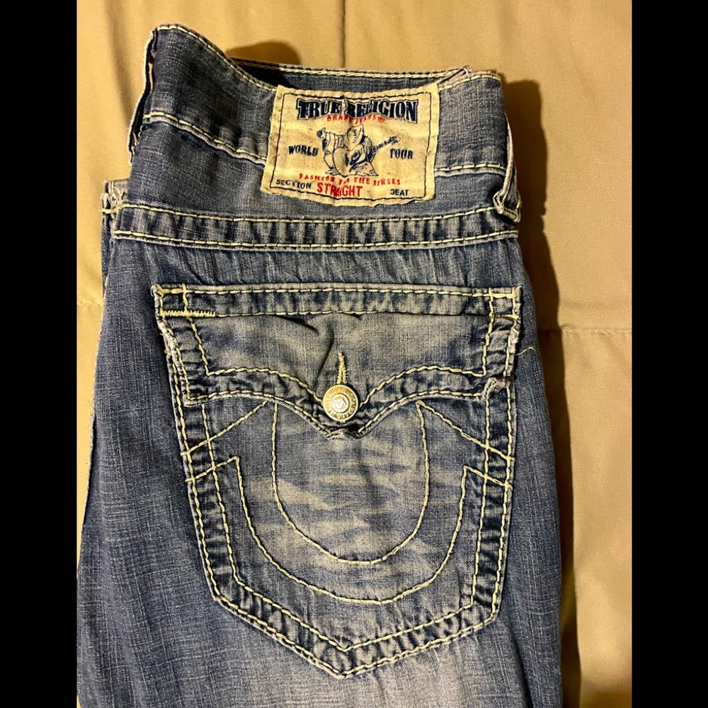 True Religion World Tour jeans straight leg